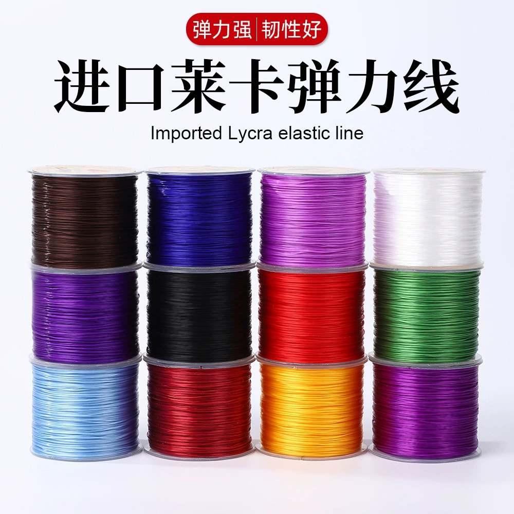 Japanese elastic rosary with round beads walnut, hair rope, wear-resistant bracelet, wholesale