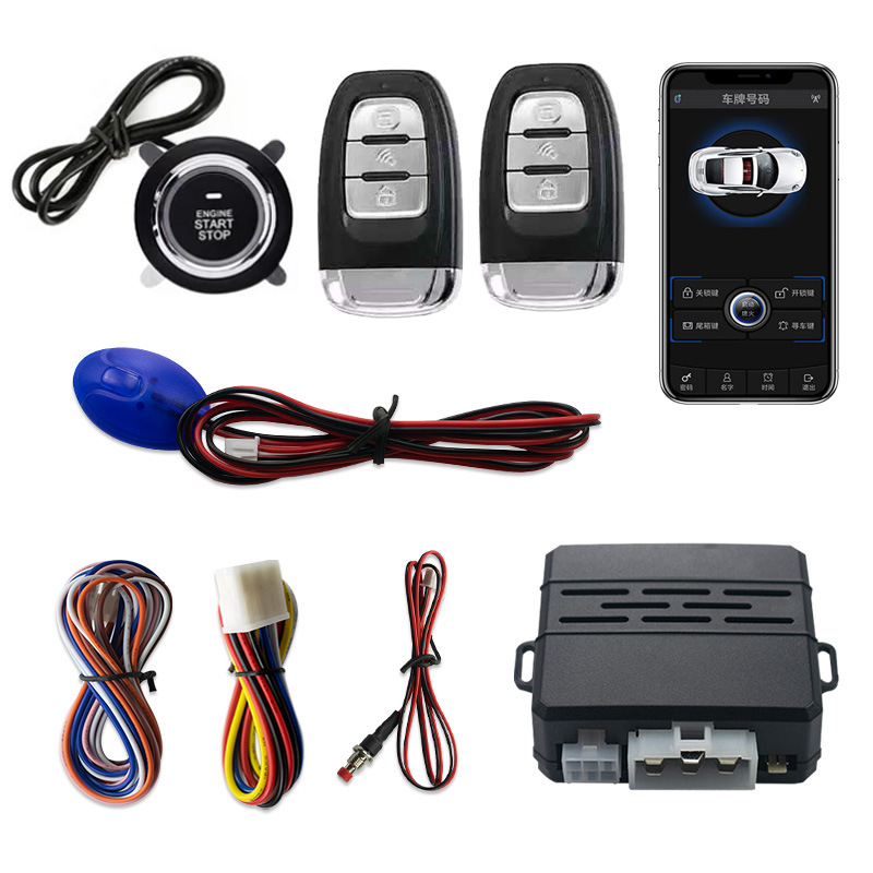 外国貿易C3モデル: ワンクリックスタート+リモートスタート+リモートトランク+盗難防止+携帯電話APP制御改造