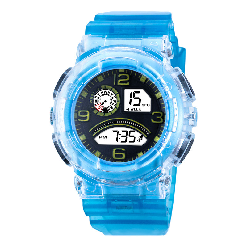 Nuevo Campus DE LA Juventud Estudiantes de la escuela primaria y secundaria reloj electrónico transparente multi-función temporización luminosa alarma reloj electrónico