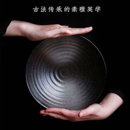 Chinese Zen ceramic flower pots, flower arrangements, three-legged bowls, large Japanese-style small original flow creative flower arrangement vessels, sent to Jianshan