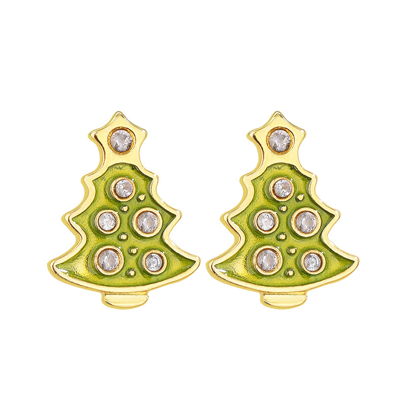 925 pendientes de plata esterlina de Navidad diseño de nicho femenino de gama alta 2023 nuevos pendientes populares pendientes de otoño e invierno