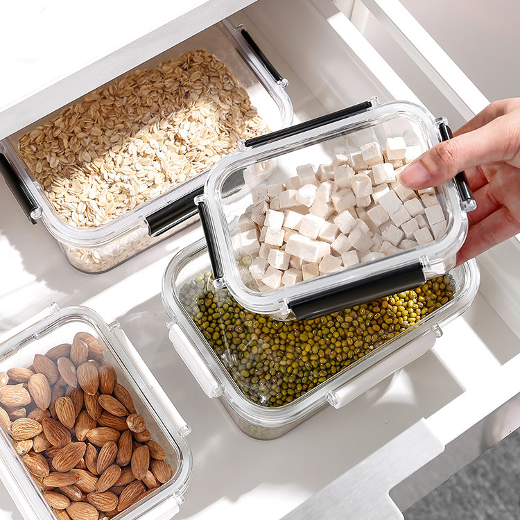Contenedor de Alimentos Hermético de Plástico PET para Refrigerador