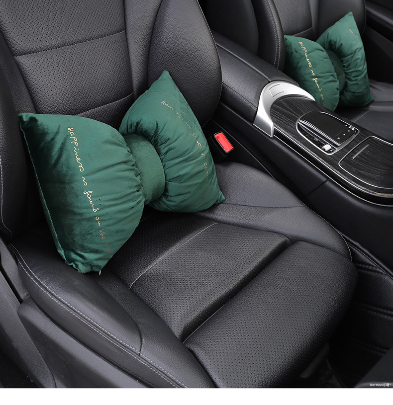 Car headrest lumbar support a pair of car neck pillow main driving neck sleeping pillow car pillow creative cute