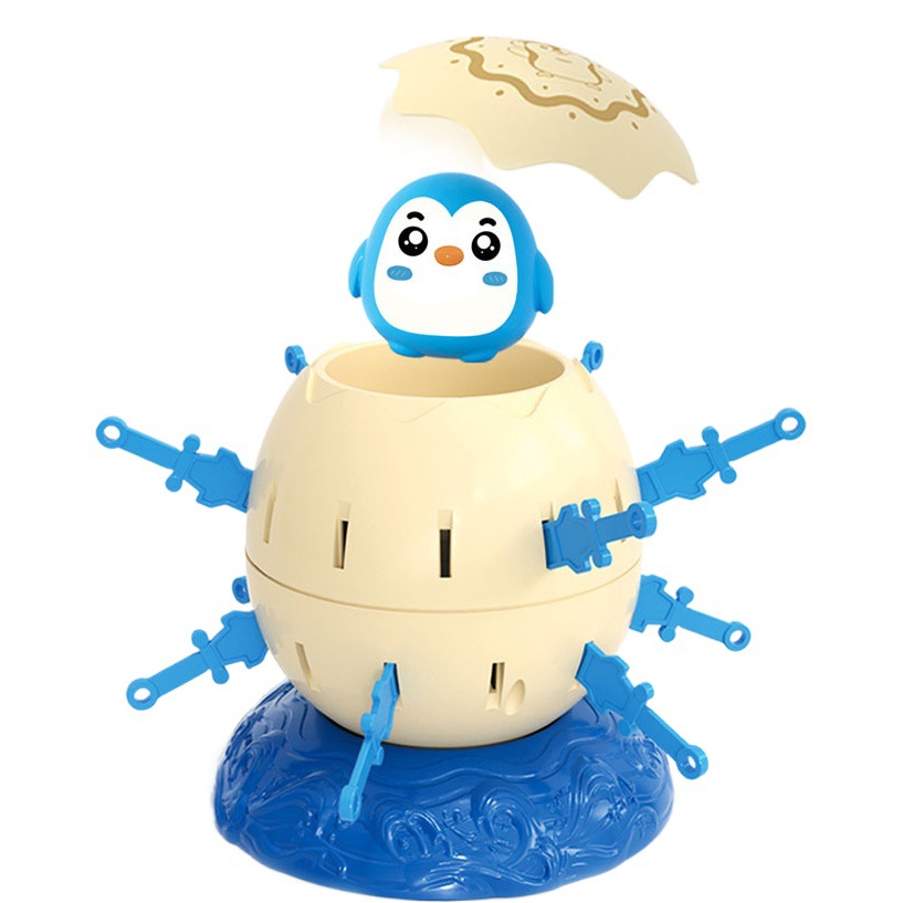 Transfronterizo mini Pingüino pirata cubo de la rana catapulta Cubo de descompresión Interactivo Ocio juego de mesa de juguete juego competitivo