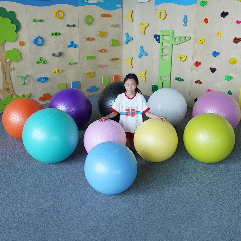 Equipo de entrenamiento de integración sensorial para niños, bola de dragón grande inflable, yoga, educación temprana, pelotas grandes suaves para bebés, juguetes de integración para niños pequeños