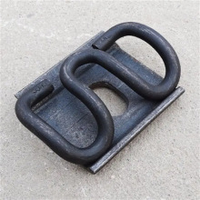 工矿铁路弹条扣件轨道弹条压板配套重型E型碳钢铁路挡板扣件弹条