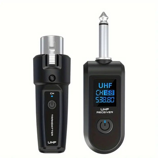 Cross-border wireless grenade wired conversion wireless microphone system transmitter receiver instrument dynamic hand-held microphone