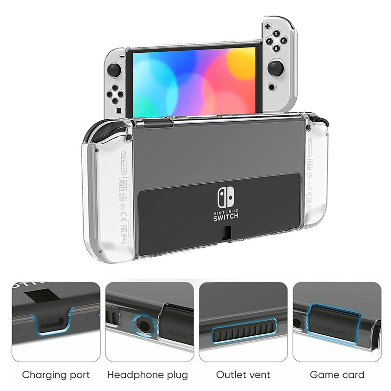 Paquete de almacenamiento de generación switch2 Nintendo switch oled cristal PC host shell duro mango OLED shell protector