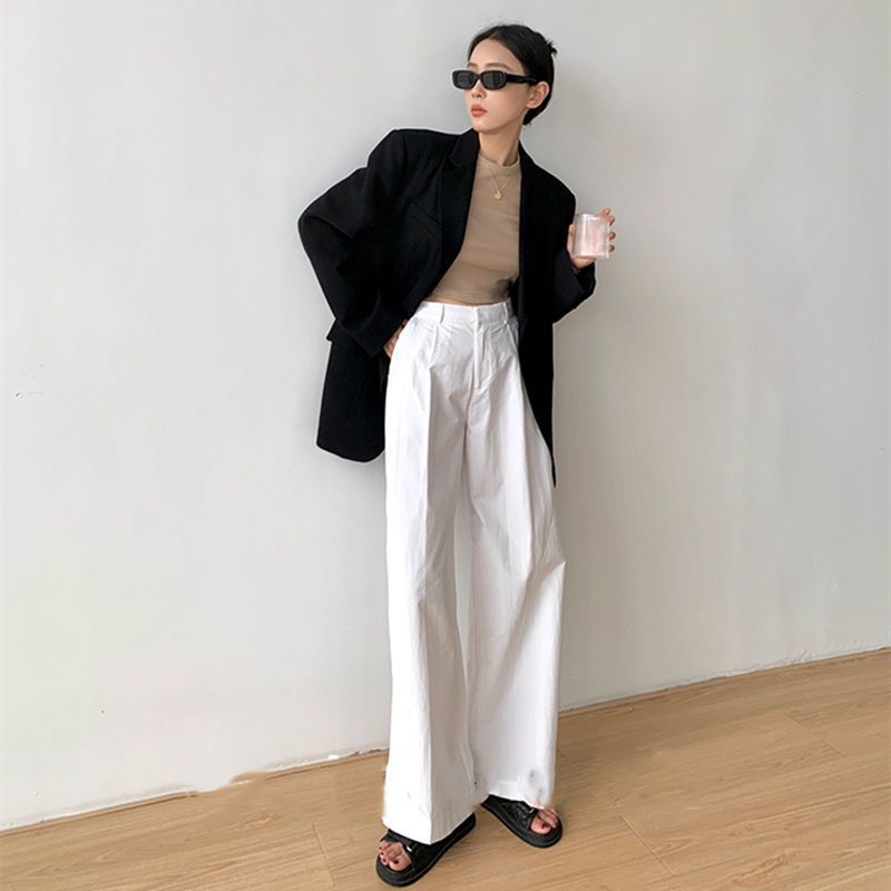 西装外套女春秋百搭新款高级感炸街黑色设计感休闲时尚洋气小西服|undefined