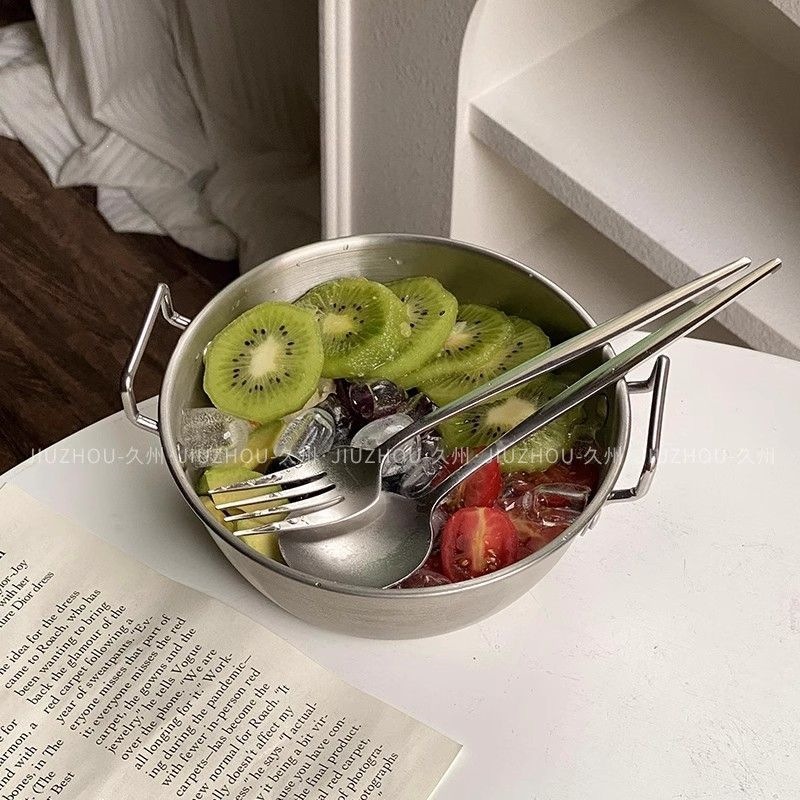 Tazón con Tapa y Asas Estilo Coreano 304 Porcelana de Hueso