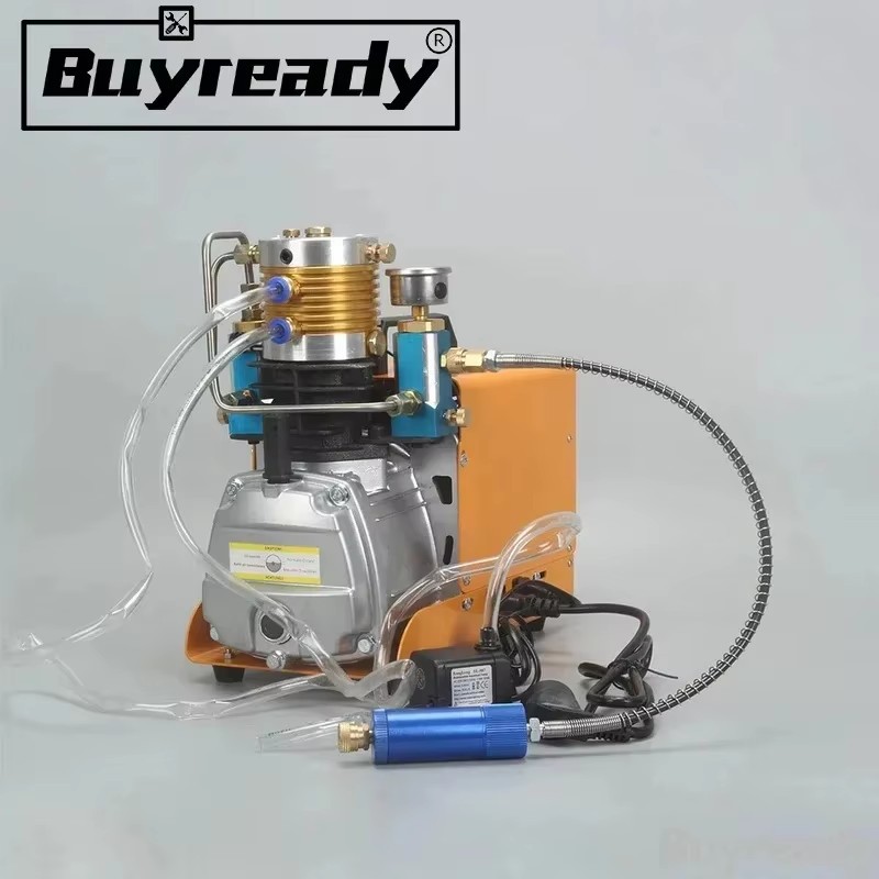 220V 80L/min 4500Psi 300Bar 30Mpa自动停止PCP泵高压空气压缩机