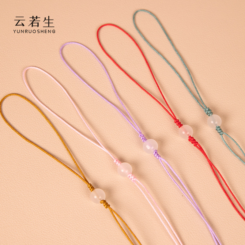 半成品挂绳手工编织钥匙扣手机链吊坠绳吊绳diy饰品配件编织绳