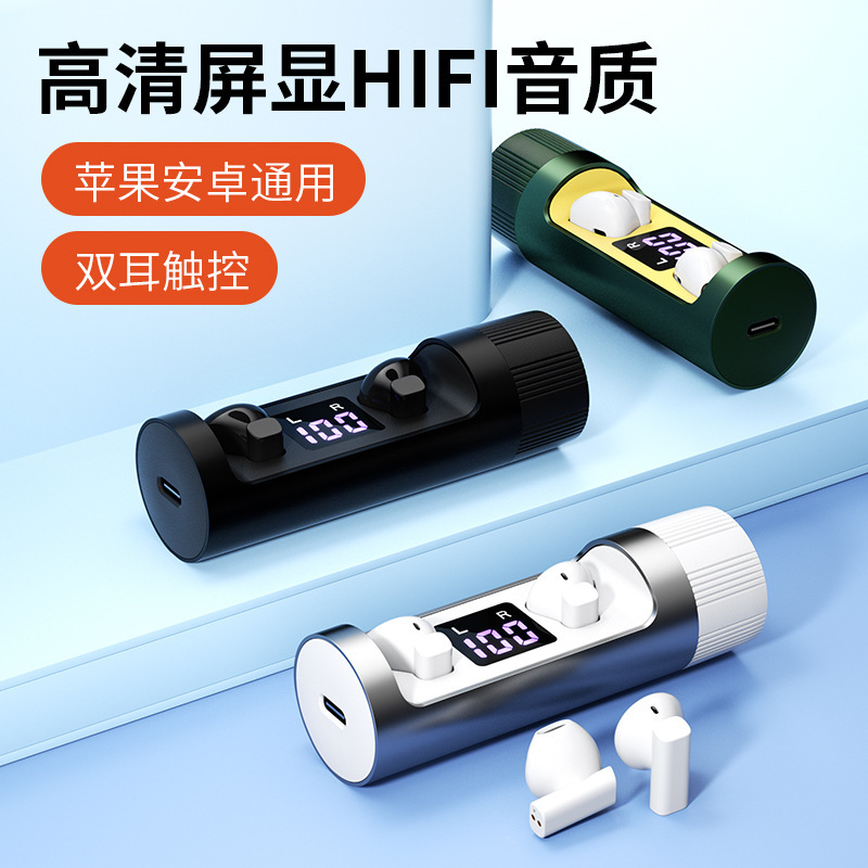 New Metal Case K6 Bluetooth Headset E-sports Gaming Headset Low Delay In-ear TPC Fast Charge Wireless Headset