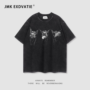 JMK EXDVATIE���eȮӡ��ϴˮ�͹�vintage�ֳ߽��ƌ��ɶ���T����Ů