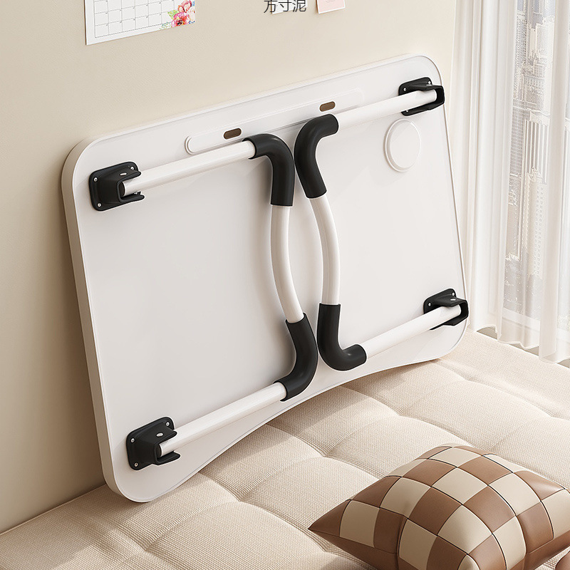 Foldable Small Bed Table, Computer Desk, Bay Window Table, Home Study Desk, Dormitory Writing Desk