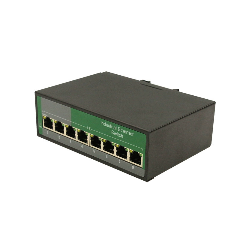 Nangu Industrial -grade POE switch 100M 8 -sized non -management guide rail POE switch