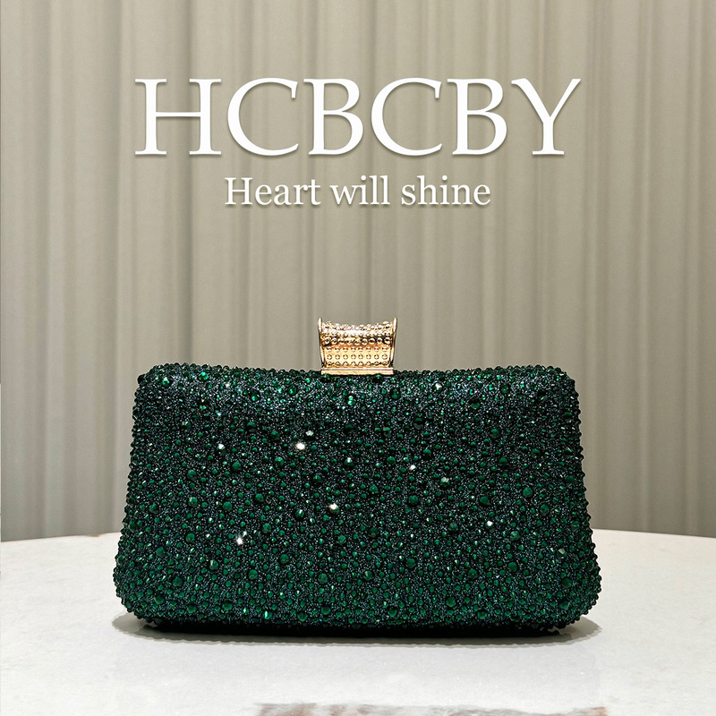 Women's Flash Banquet Bag Rhinestone High-class Celebrity Banquet Bag Luxury Rhinestone Clutch Party Evening Bag