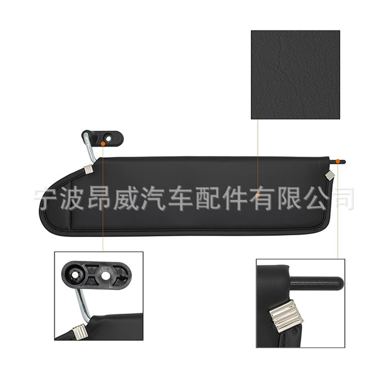 Cross-Border Applicable to 2003-2006 Jeep Wrangler Tj Sun Visor 5Hd811X9Ac Black