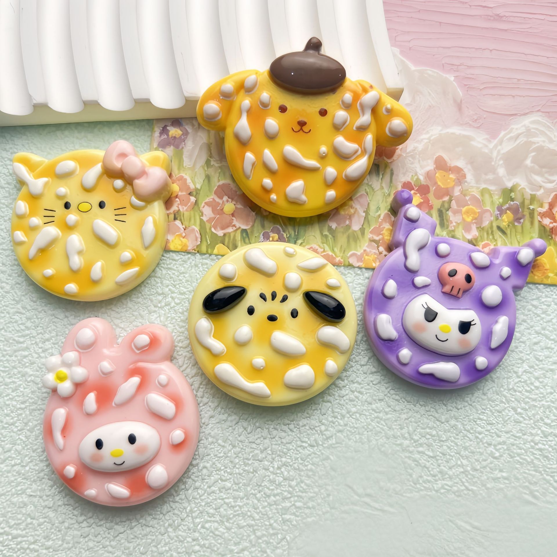 大号食玩雪饼三丽欧饼干饰品配件diy 奶油胶手机壳发夹冰箱贴吊坠