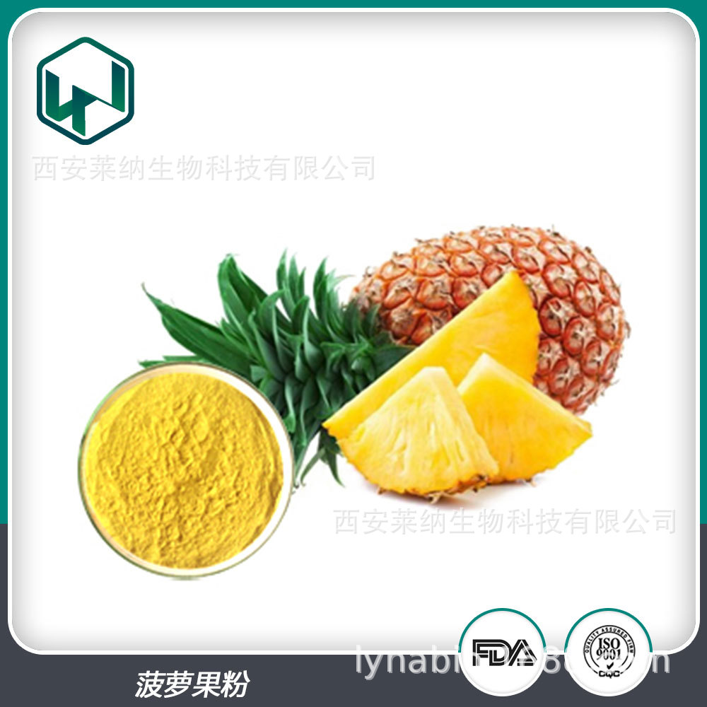 凤梨果粉 99%含量水溶速溶天然植物提取果蔬粉 现货包邮量大从优