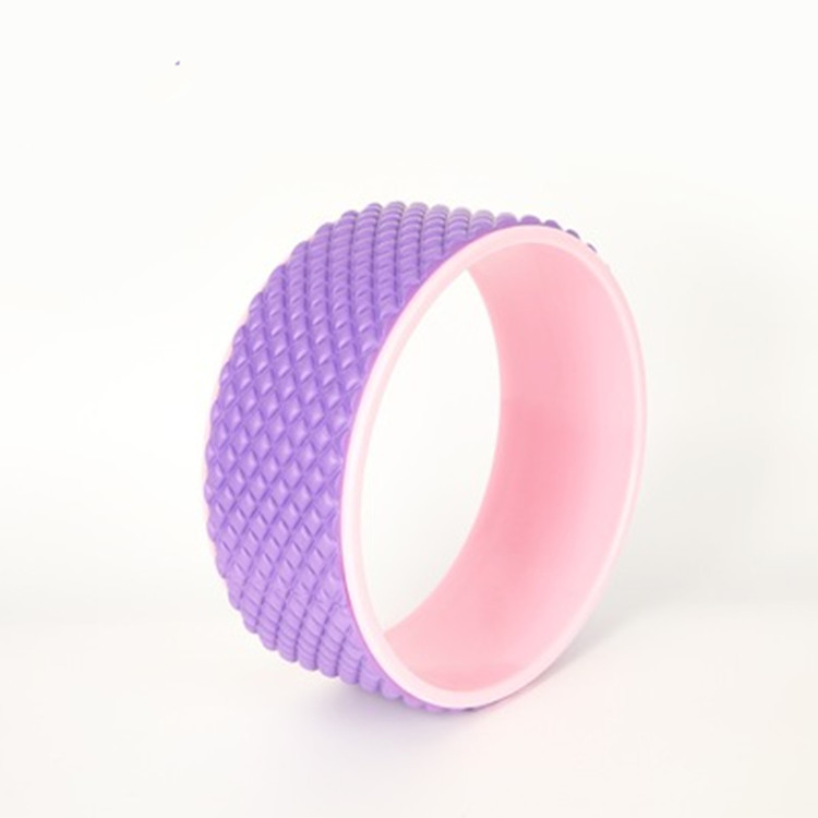 21 nueva actualización rueda de yoga 3d punto flotante rodillo de masaje pilates abierta rueda curva rueda yoga Damo rueda