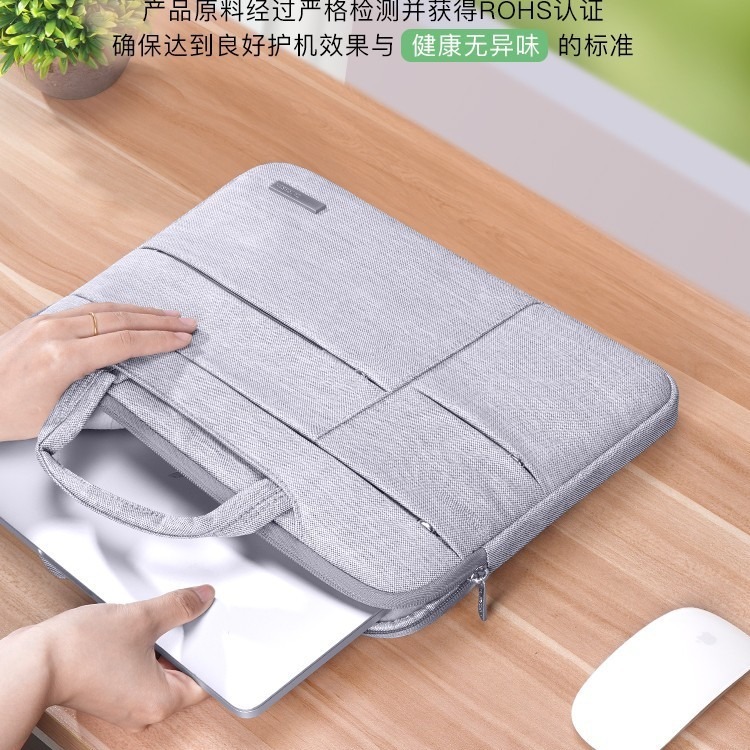 ノートパソコンバッグは、レノボ、ファーウェイメイトブック、女性用14インチ、アップルMacBook15、小米Air13.3に適しています。|undefined