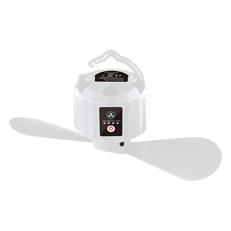 Nueva tienda ventilador de techo al aire libre ventilador de dos hojas de camping portátil USB camping iluminación lámpara dormitorio control remoto ventilador eléctrico