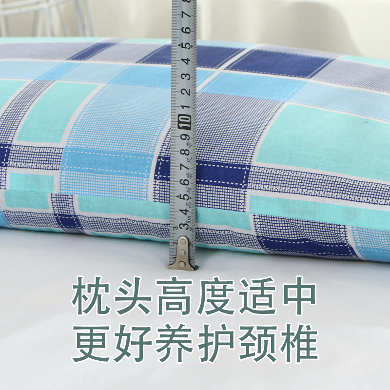 廠家批發單人全蕎麥殼枕頭芯成人家用護頸蕎麥保健枕四季通用