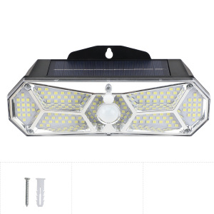 Lámpara Solar de pared 20LED con detección de movimiento humano, lámpara de jardín para el hogar, iluminación exterior, farola impermeable para patio y jardín