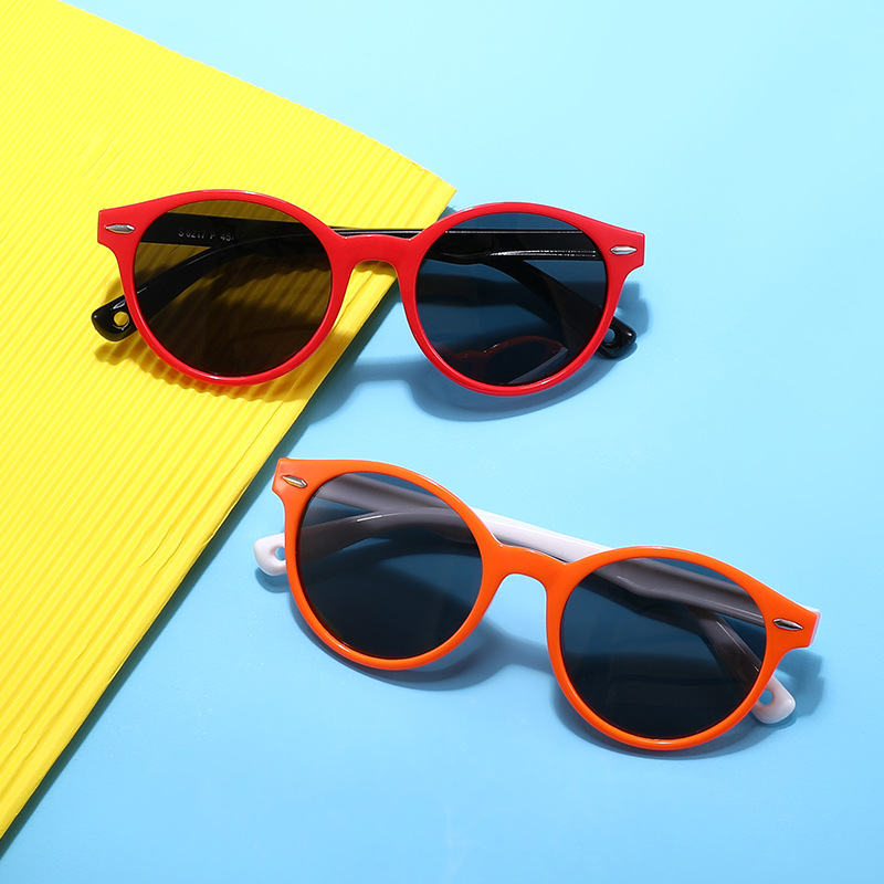 Children's Polarized Sunglasses For Boys And Girls With Nail Silicone Sunglasses Outdoor UVProtection S8217