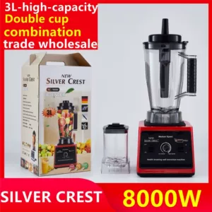 [3L大容量破壁机BLENDER双杯大容量8000W-SILVERCREST破壁机研磨机]
