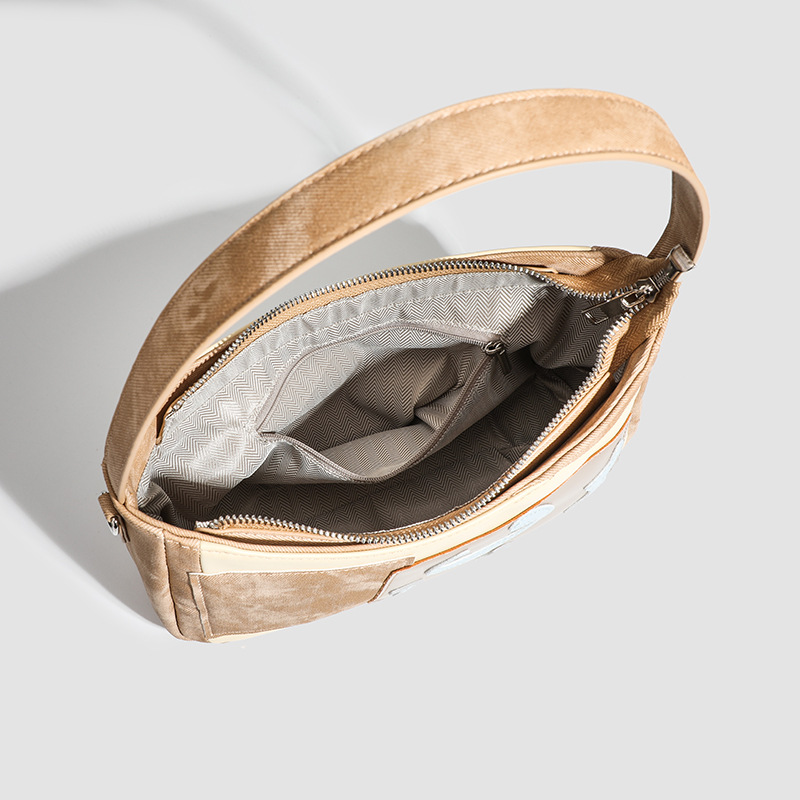 Borsa a tracolla monospalla a forma di mezzaluna di alta qualità in stile coreano da indossare sotto le ascelle, versatile borsa da donna Instagram, borsa di nicchia_voghion.com