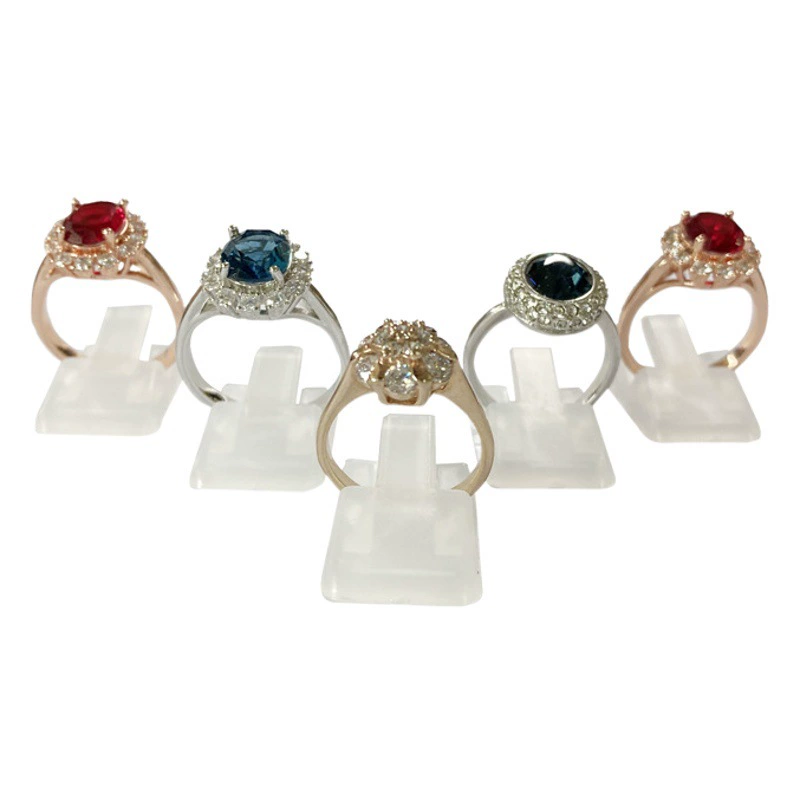 Кольцо дисплей реквизит Творческий принцесса кольцо дисплей стойки рука Ювелирные изделия Полка черно-белое пластиковое кольцо