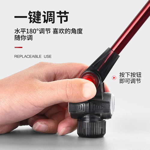 New fishing rod fishing bracket universal turret rear hanging antenna stainless steel anti-detachment rod hanging carbon rack rod accessories fishing gear