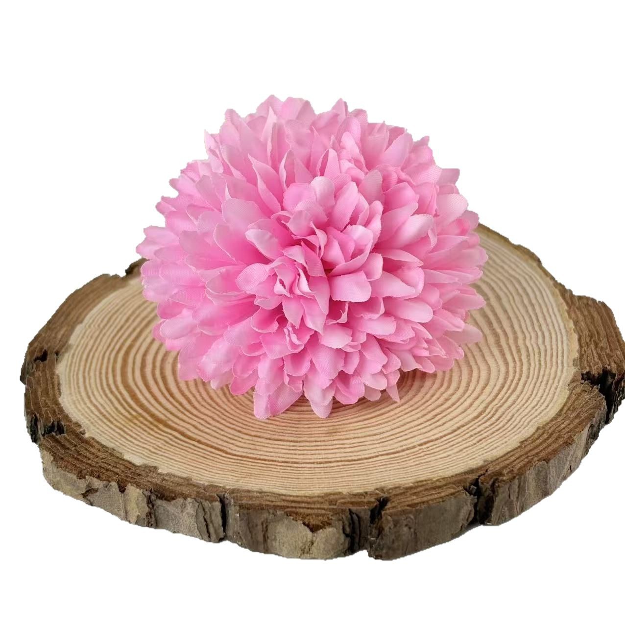 Simulación de flores de crisantemo al por mayor decoración de la sala de bodas accesorios de fotografía tela de seda de laceana flores de crisantemo