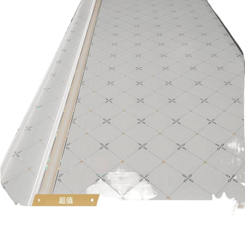 Placa de techo de plástico PVC techo de tira impermeable cocina balcón baño material de decoración de baño