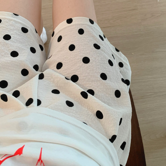 Nuevos pantalones caseros de verano lindos y dulces pantalones cortos casuales delgados de algodón casero de mujeres de tela de dibujos animados comercio exterior al por mayor
