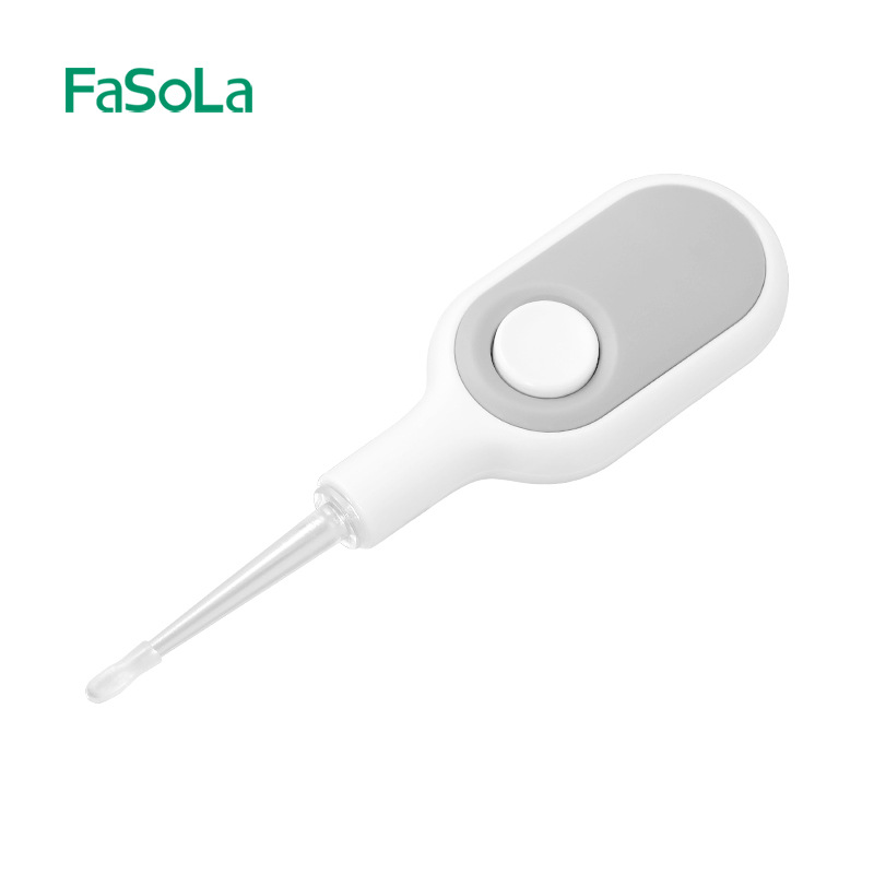 FaSoLa hogar luminoso oído pico con la luz de los niños pico bebé Seguridad cabeza suave oído recoger artefacto