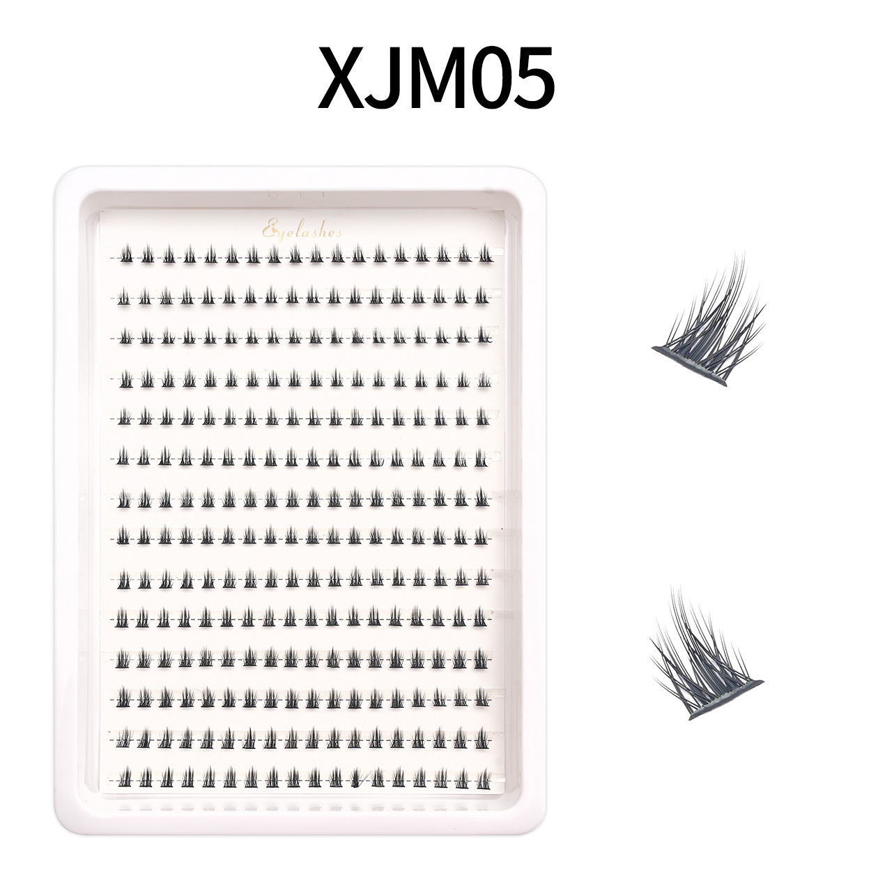 Amazon venta en caliente sobre las pestañas falsas bajo las pestañas combinación de comercio exterior, Europa y América, cabello D-curso DIY ojos pestañas al por mayor