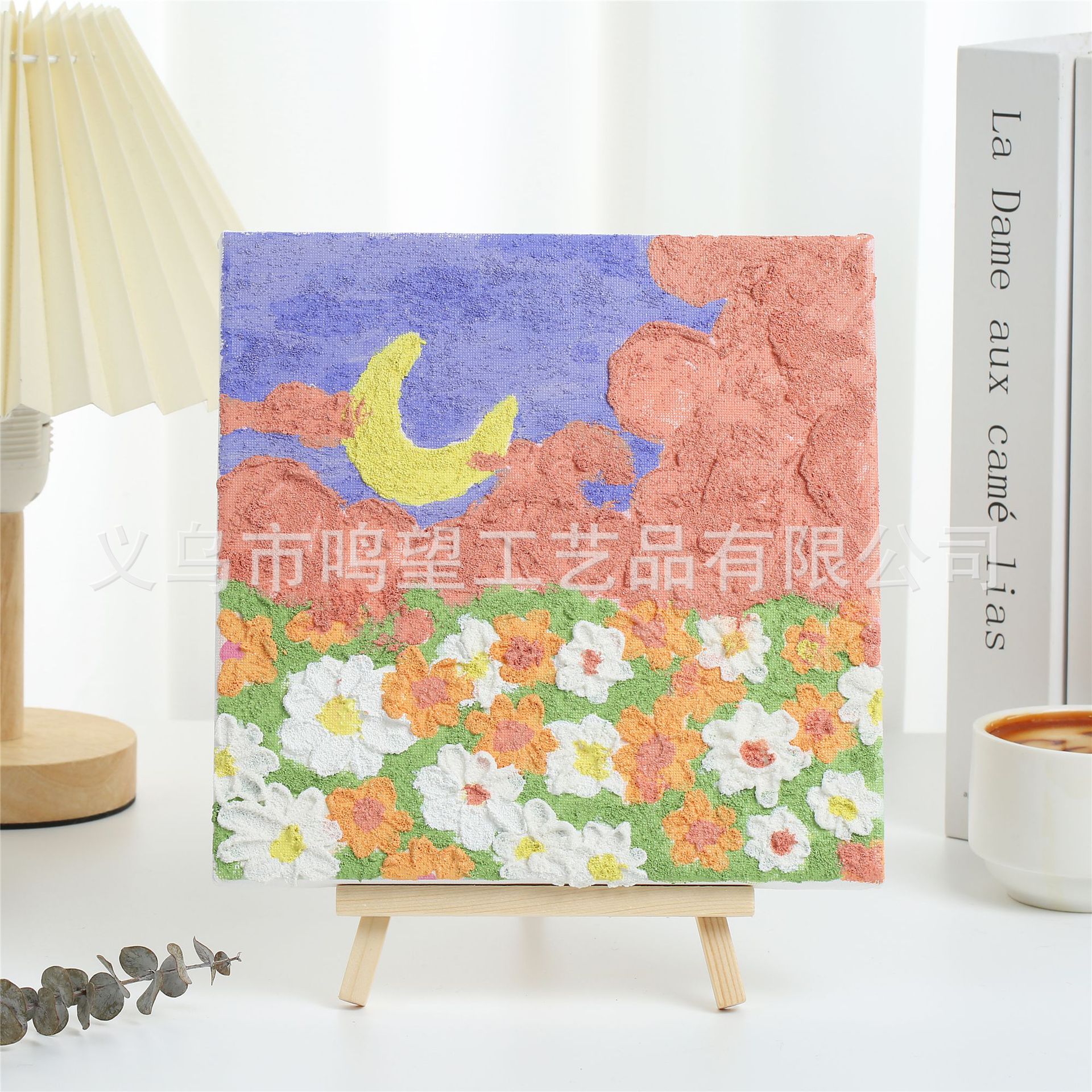 Cream quartz sand acrylic diy digital oil painting filling three-dimensional texture painting material handmade color filling decorative sand painting