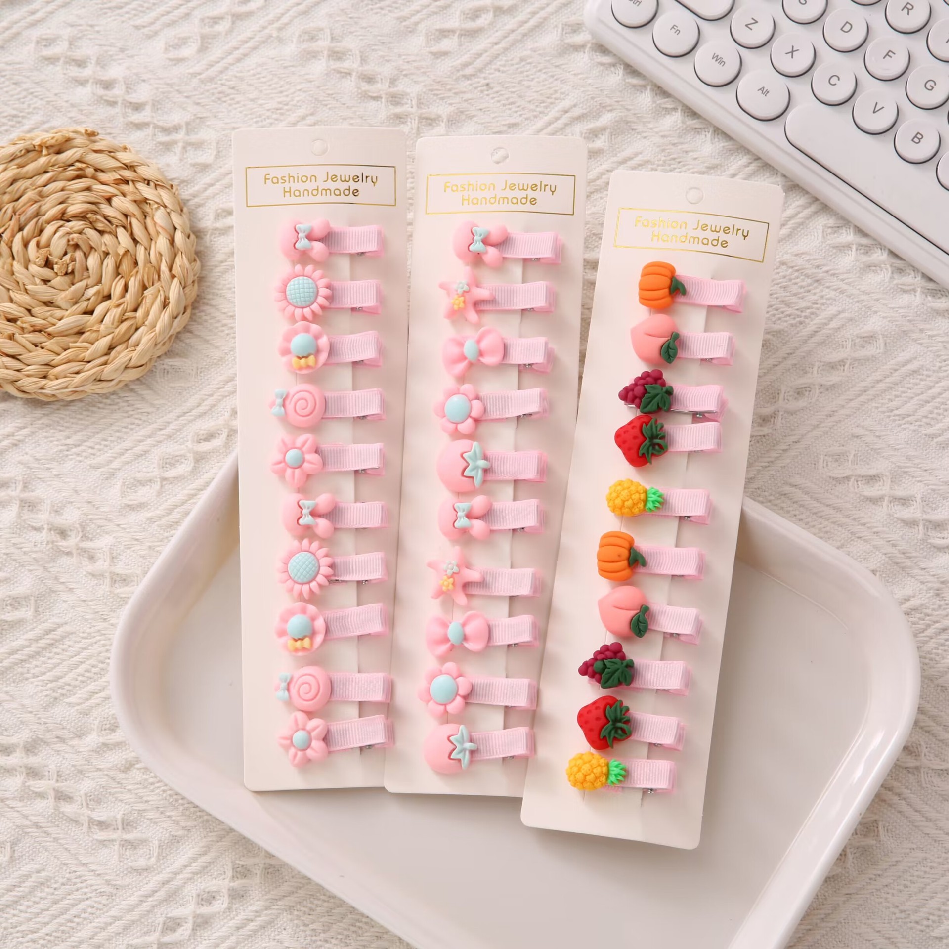 La horquilla del bebé de los niños no duele el cabello clip de pico de pato lado de la niña horquilla rota coreano lindo flequillo clip al por mayor