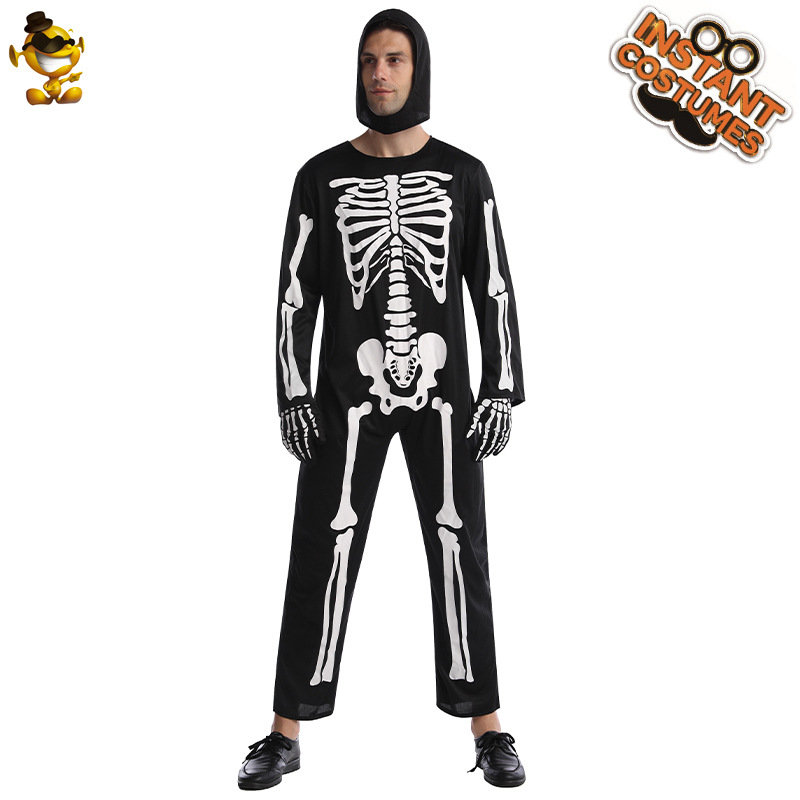 Halloween adulto hombre esqueleto fantasma hueso disfraz de hombre grande fantasma hueso esqueleto fiesta disfraz image 5