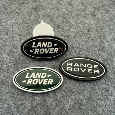 Suitable for Land Rover grille emblems, including the Range Rover Sport, Evoque, Velar, Discovery Sport, and rear tail emblems, featuring an oval logo