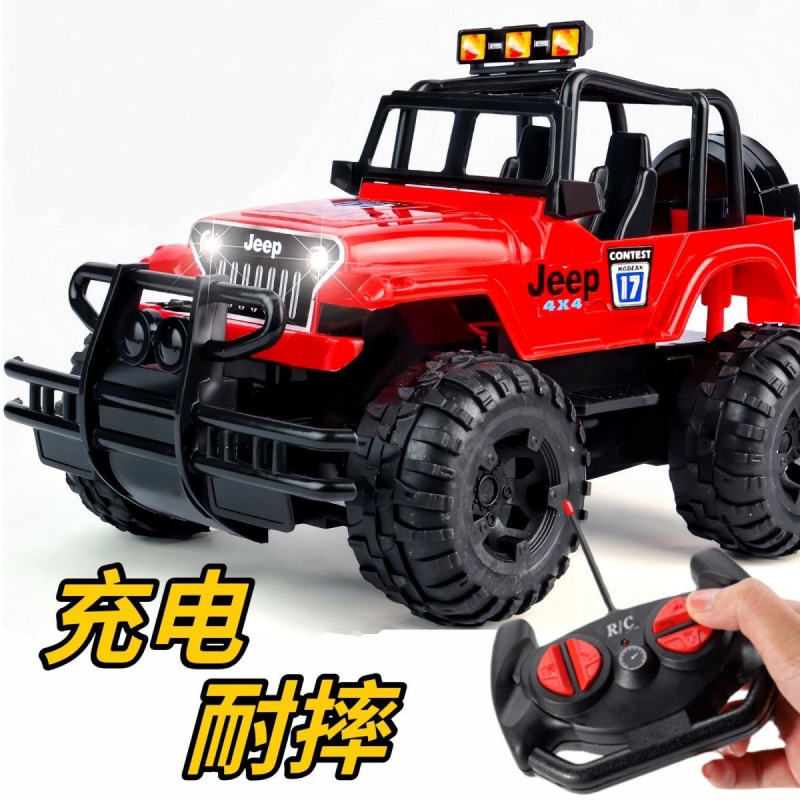 Large Remote Control Car Off-Road Vehicle Climbing Car Fall-Resistant Charging Children's Toy Car Boy Drift Racing Wireless