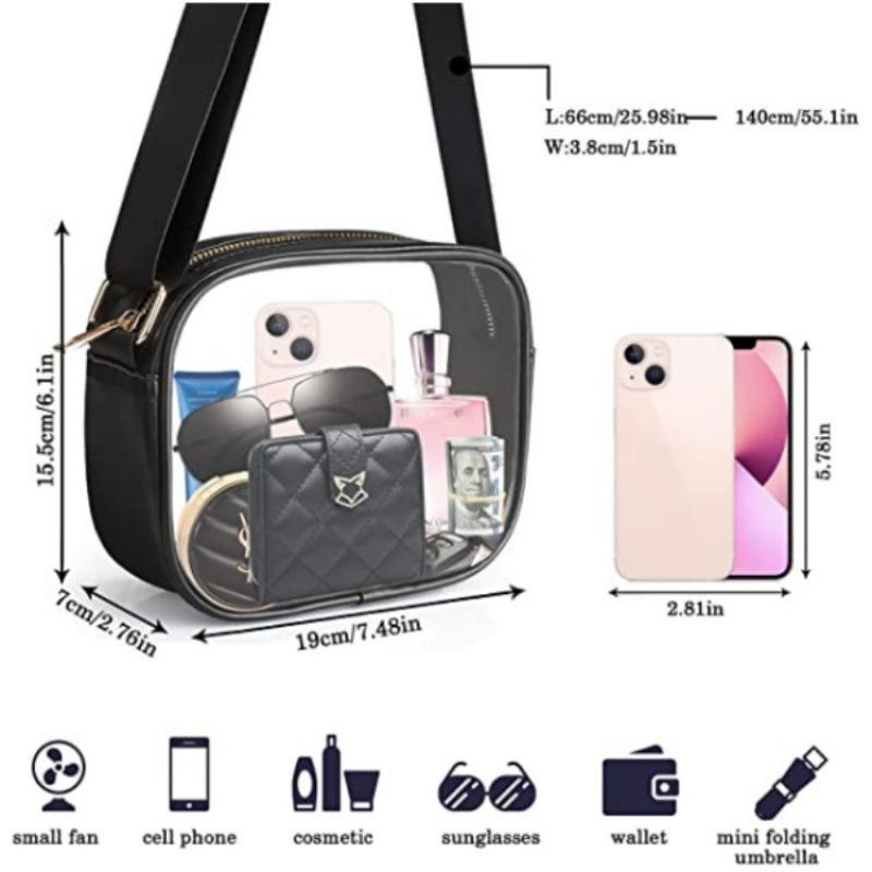 Amazon transparente spot 50 silla pvc mochila mochila de viaje al aire libre mochila impermeable bolsa de cambio al por mayor