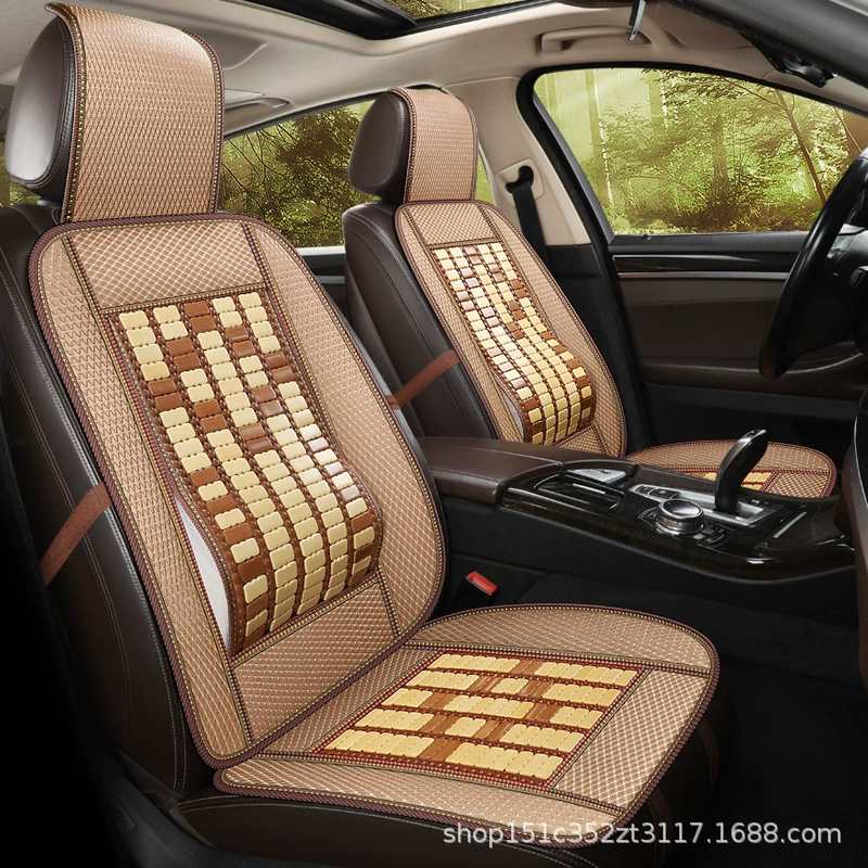 Летний бамбуковый коврик подушка спинки автомобиля поясная подушка цельная дышащая подушка сиденья летняя Прохладная Подушка сиденья