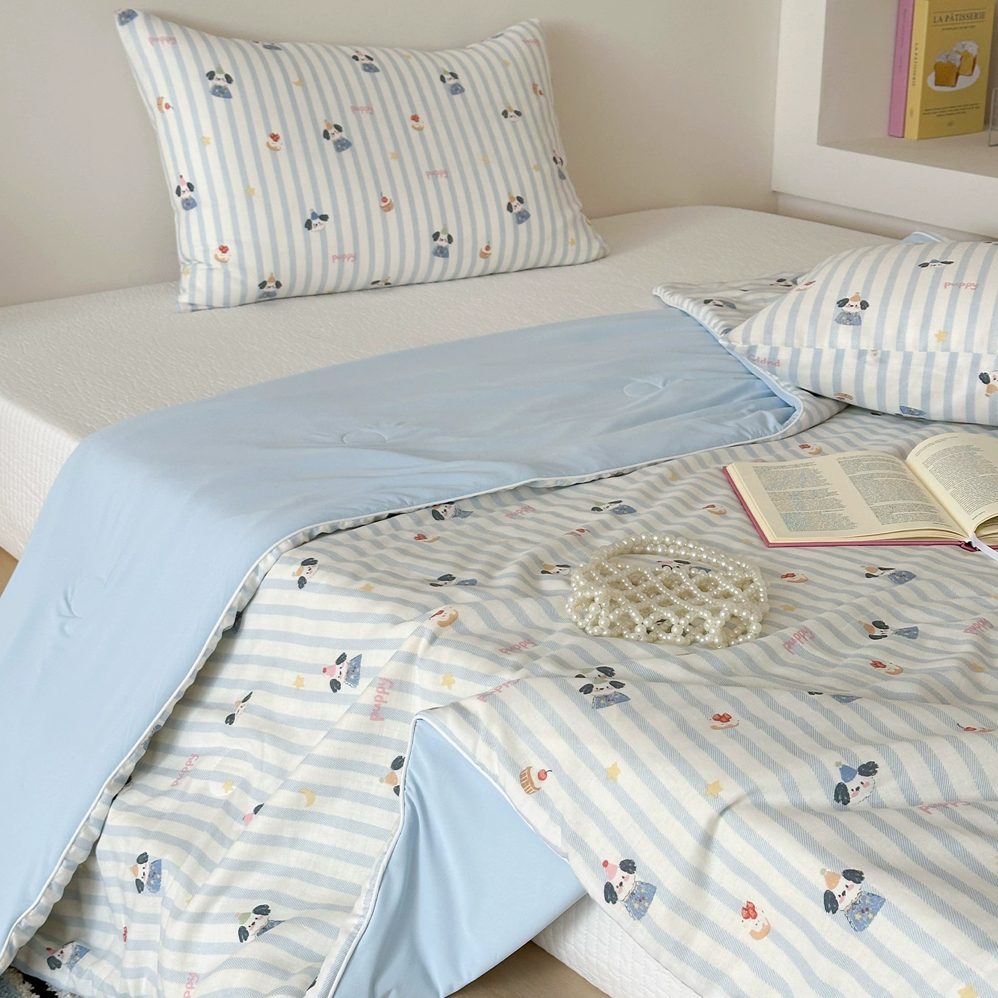 Cotton double-layer summer cool duvet, children's summer duvet