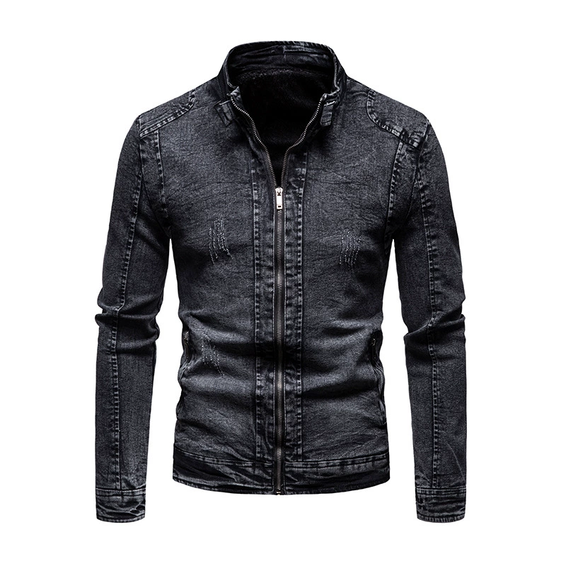 Мужское пальто, осенне-зимняя одежда 2021, новая весенне-осенняя Повседневная корейская модная мужская модная джинсовая куртка