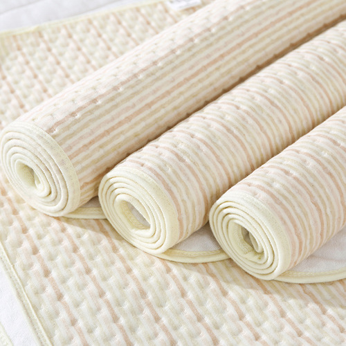 Baby waterproof, washable, breathable, extra-large cotton diaper pad, anti-leak, non-slip, menstrual aunt pad, colorful cotton diaper pad