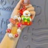 Christmas bead chain-snowman